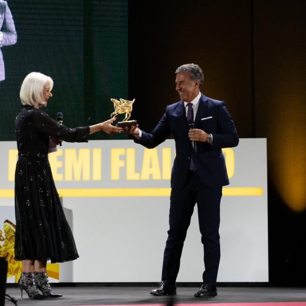 Helen Mirren e Giuseppe Litta, Responsabile Direzione Regionale BPER Banca